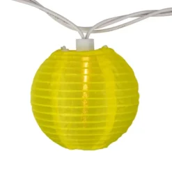 Northlight Round Lantern Indoor Outdoor Patio String Light Set - 7.25' White Wire - 10ct -Home Decor GUEST 462fcb2a 890a 4efe af89 b74df7bfcd52