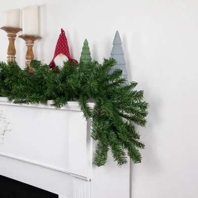 Northlight 9' X 12" Unlit Canadian Pine 2-Tone Artificial Christmas Garland 2 Northlight 9' X 12" Unlit Canadian Pine 2-Tone Artificial Christmas Garland - Image 2