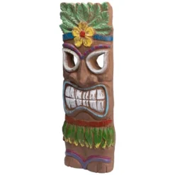 Northlight Tropical Tiki Hanging Wall Decoration - 19" -Home Decor GUEST 49926339 5e66 46a0 908a e60f36deac03