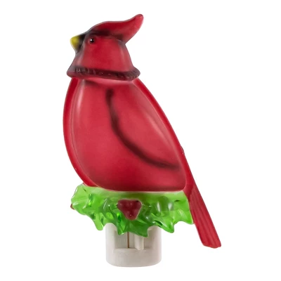 Northlight 5.5" Red Cardinal Bird Christmas Night Light 2 Northlight 5.5" Red Cardinal Bird Christmas Night Light - Image 2