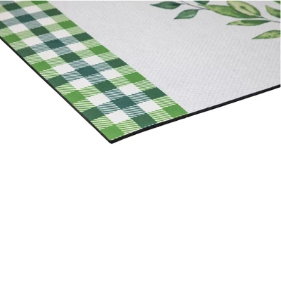 Northlight Home Sweet Home Gingham Doormat 18" X 30" 3 Northlight Home Sweet Home Gingham Doormat 18" X 30" - Image 3