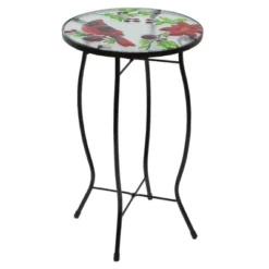 Northlight 19" Red Cardinal And Pine Cone Glass Patio Side Table 5 Northlight 19" Red Cardinal And Pine Cone Glass Patio Side Table -Home Decor GUEST 4dc4bce0 328b 4655 b2ad e2a4e7cece46