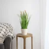 Northlight 24" Artificial Onion Grass Plant In Black Pot