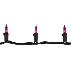 Northlight Mini Incandescent Christmas Lights - Purple - 20.25' Black Wire - 100ct -Home Decor GUEST 51020379 8eec 4495 a71f 3ae486672c4d