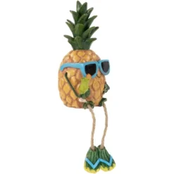 Northlight 9.5" Tropical Pineapple Boy With Dangling Legs Figurine -Home Decor GUEST 51359fb6 a5e8 4966 bc4d 8f7ee91583fb
