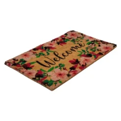 Northlight Natural Coir Blossoming Floral Outdoor Rectangular "Welcome" Doormat 18" X 30" 6 Northlight Natural Coir Blossoming Floral Outdoor Rectangular "Welcome" Doormat 18" X 30" -Home Decor GUEST 52f46a51 197d 42a5 bad8 9a015b528eb0