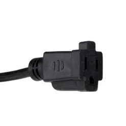 Northlight 20' Black 3-Prong Outdoor Extension Power Cord