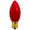 Northlight Set Of 4 Red C9 Opaque Christmas Replacement Bulbs - 3"