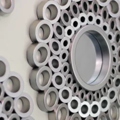 Northlight Set Of 3 Round Gray Cascading Angular Orbs Mirrors 10" -Home Decor GUEST 57b38f60 99e6 4c5a a0d0 633105fc5ec4