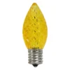 Northlight Pack Of 25 LED Faceted C9 Yellow Christmas Replacement Bulbs