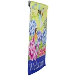 Northlight Welcome Floral Hummingbird Outdoor Garden Flag 12.5" X 18" -Home Decor GUEST 5878030c e3b6 4c9f a086 3519724799e5