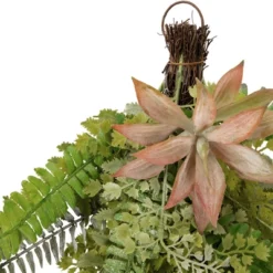 Northlight Fern And Succulents Artificial Spring Teardrop Swag - 28" 12 Northlight Fern And Succulents Artificial Spring Teardrop Swag - 28" -Home Decor GUEST 59b2443e 5a63 4688 bdd9 817ce40f56d7