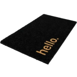 Northlight Black Coir "Hello" Outdoor Doormat 18" X 30" 6 Northlight Black Coir "Hello" Outdoor Doormat 18" X 30" -Home Decor GUEST 59d1ca6a d5b0 4c2c ae4f c722f3f326b6