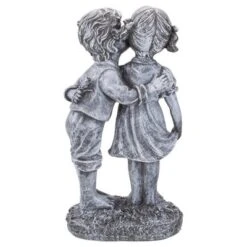 Northlight 12.5" Peck On The Cheek Outdoor Garden Statue -Home Decor GUEST 5f8b9647 52ea 4ae5 80b8 7fb016d9bbab