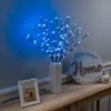 Northlight Set Of 3 Pre-Lit Cherry Blossom Artificial Tree Branches 2.5' - Blue LED Lights
