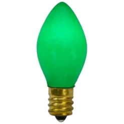 Northlight Pack Of 4 Green Opaque C7 Christmas Replacement Bulbs -Home Decor GUEST 63c663d7 5d9e 4690 80d2 ea1abae271eb