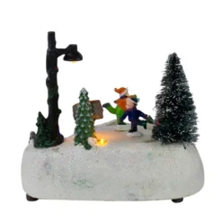Northlight 5.5" LED Lighted Animated And Musical Christmas Skating Village Display Piece -Home Decor GUEST 65b92986 28b4 47f8 aa9a cc429b6838d5
