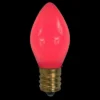 Northlight Opaque C7 Christmas Replacement Bulbs - Pink - Pack Of 25