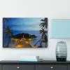 Northlight LED Lighted Tropical Paradise Island Beach Scene Canvas Wall Art 23.5"