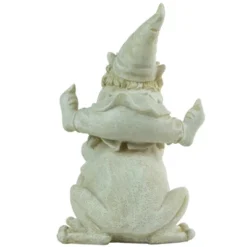 Northlight 9.75" Spring Weathered Frog And Gnome Outdoor Patio Garden Statue - Ivory -Home Decor GUEST 6a4a7e8a 32b1 47e6 b692 d20538f0e1e7