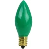 Northlight Club Pack Of 25 Opaque Green C7 Christmas Replacement Bulbs
