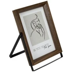 Northlight Wooden Picture Frames With Display Stand - For 5" X 7" Photo - Set Of 2 -Home Decor GUEST 6c523dd7 828f 4e37 8acf 681c76903dc1