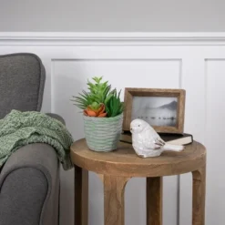 Northlight 8.5" Mixed Succulent Artificial Potted Arrangement - Green/Brown