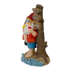 Northlight 10.5" Red And Blue Beach Gnome Outdoor Garden Statue -Home Decor GUEST 6fd0ef77 0dc8 4931 b104 095bbab7436d