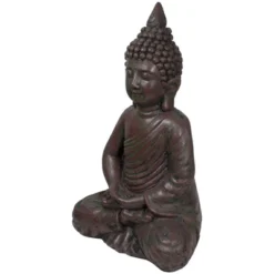 Northlight 17.5" Dark Brown Meditating Buddha Outdoor Garden Statue 6 Northlight 17.5" Dark Brown Meditating Buddha Outdoor Garden Statue -Home Decor GUEST 70c87aa0 86fd 458c 973d f6a251aa37dc