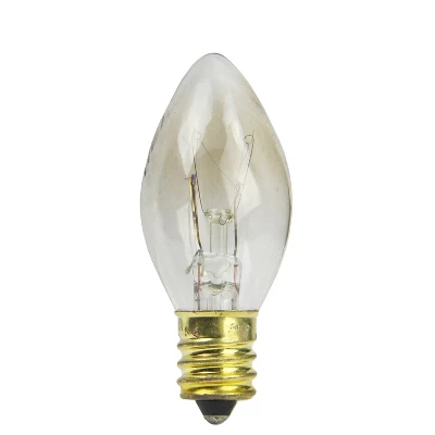 Northlight Pack Of 25 Incandescent C7 Clear Christmas Replacement Bulbs 1 Northlight Pack Of 25 Incandescent C7 Clear Christmas Replacement Bulbs