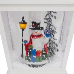 Northlight 17.75" Lighted Musical Snowman Wall Mounted Snowing Christmas Street Lamp -Home Decor GUEST 724da54e 047b 4098 ba97 995e379e9e36