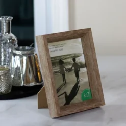 Northlight Rectangular Wooden Picture Frame - For A 5" X 7" Photo - 8.5" - Brown