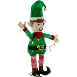 Northlight 34.25" LED Lighted Elf Holding Christmas Lights Outdoor Yard Decoration 10 Northlight 34.25" LED Lighted Elf Holding Christmas Lights Outdoor Yard Decoration -Home Decor GUEST 73b03449 a4f1 43cc ae3e 83c4edaeaf1f
