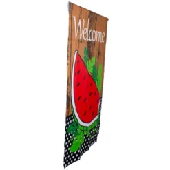 Northlight Welcome Watermelon Slice Spring Outdoor House Flag 28" X 40" -Home Decor GUEST 73fef941 adea 4e10 9cfa 6e06b4de478b