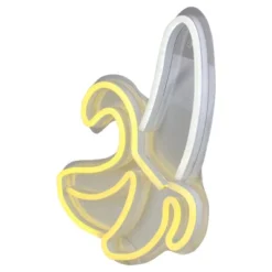 Northlight 18" Yellow LED Neon Style Banana Wall Sign -Home Decor GUEST 762179fe 30d8 4c53 a2c0 350d24fc88d8