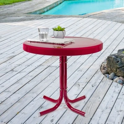Northlight 22" Outdoor Retro Tulip Side Table, Pink 1 Northlight 22" Outdoor Retro Tulip Side Table, Pink
