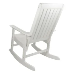 Northlight All Weather Recycled Plastic Outdoor Rocking Chair, White -Home Decor GUEST 774d053e c484 406b 9e90 73c2b7fa2d29