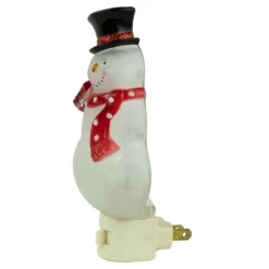 Northlight 6.75" Snowman Wearing Red Scarf Christmas Night Light -Home Decor GUEST 784f1509 1687 439e 8d3b 83bea14335a2