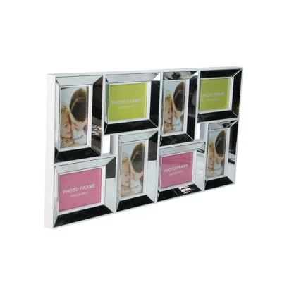 Northlight 27.5" White Trimmed Glass Encased Collage Photo Picture Frame Wall Decoration 1 Northlight 27.5" White Trimmed Glass Encased Collage Photo Picture Frame Wall Decoration