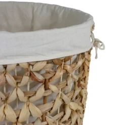 Northlight 16" Natural Woven Laundry Hamper Basket With Cotton Liner And Lid -Home Decor GUEST 7a8bbaa2 ba03 47f6 b877 f28c359aaffa