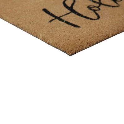 Northlight Natural Coir "Happy Holidays" Christmas Doormat 18" X 30" 3 Northlight Natural Coir "Happy Holidays" Christmas Doormat 18" X 30" - Image 3