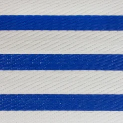 Northlight 4' X 6' Blue And White Striped Rectangular Outdoor Area Rug -Home Decor GUEST 7cdd0c43 6801 4a03 acaa 47205d6f6131