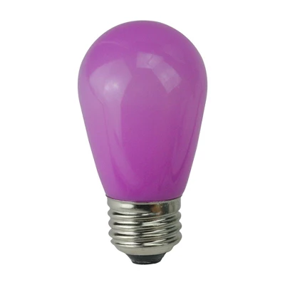 Northlight Pack Of 25 Opaque LED S14 Purple Christmas Replacement Bulbs 1 Northlight Pack Of 25 Opaque LED S14 Purple Christmas Replacement Bulbs