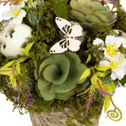 Northlight Butterflies And Easter Eggs Artificial Floral Arrangement - 7" -Home Decor GUEST 7e00452e 1fd1 4701 ae09 f5c95f751c05