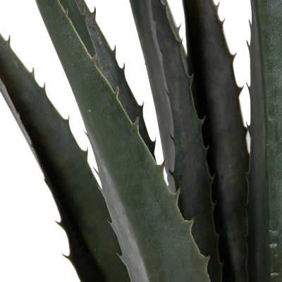 Northlight 31.5" Aloe Succulent Artificial Potted Plant - Green 3 Northlight 31.5" Aloe Succulent Artificial Potted Plant - Green - Image 3