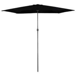 Northlight 10' X 6.5' Outdoor Patio Market Umbrella With Hand Crank - Black -Home Decor GUEST 81c85a3e 490e 478e 8ec0 1d201f730aa8