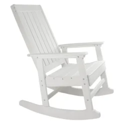 Northlight All Weather Recycled Plastic Outdoor Rocking Chair, White -Home Decor GUEST 821300be 0fd5 48cf be72 0283bf2427b9