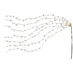 Northlight LED Lighted Willow Branch Christmas Spray - 40" - Silver - Warm White -Home Decor GUEST 83c0623e b302 4af8 8dc3 73a62d61b893
