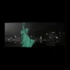 Northlight LED Lighted Statue Of Liberty With New York City Skyline Canvas Wall Art 15.75" X 39.25"