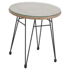 Northlight 3-Piece Coral Bay Rattan Outdoor Patio Bistro Set With Cushions -Home Decor GUEST 844a77e4 201a 4783 8e74 7b5ba1810817